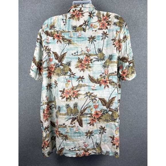 Foundry Men's Short Sleeve‎ Button Down Island Shirt Size 2XLT - Picture 4 of 7